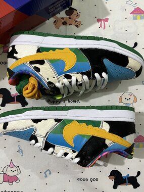 Nike Dunk Low Cow-Themed Sneakers